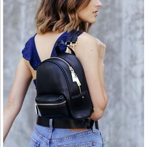 Lulu’s Black Mini Backpack